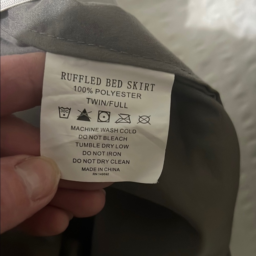 Two Twin/Full Bed Skirts - Picture 2 of 4